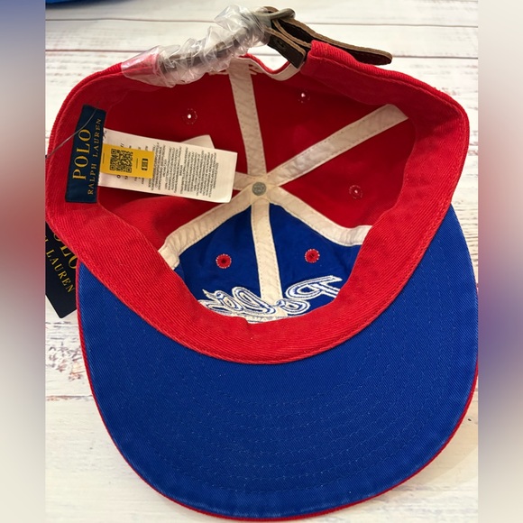 NWT Polo Ralph Lauren Logo Washed Twill Ball Cap - Picture 4 of 5